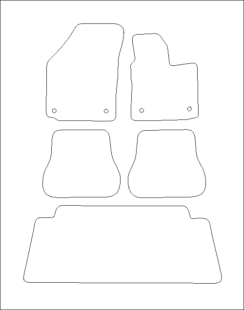 Volkswagen Caddy Maxi Life Car Mats